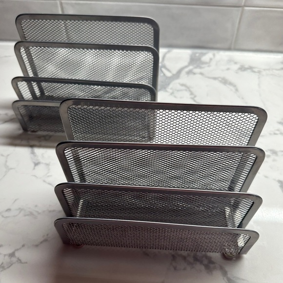 Other - Set of 2 mail organizers metal